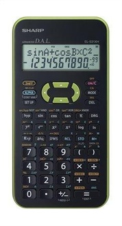 Papírenské zboží - Kalkulačka vědecká, zelená, 272 funkcí, SHARP