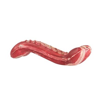 Papírenské zboží - Antibakteriální dentální kost s vůní slaniny HipHop přírodní guma 16,5 cm 