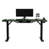 Papírenské zboží - ULTRADESK Herný stôl FORCE - zelený, 166x70 cm, 76.5 cm, s XXL podložkou pod myš, držiak slúchadiel aj nápojov, RGB podsvietenie