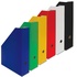 Papírenské zboží - Magazín box A4 farebný 32,5 x 25,5 x 7,5 cm modrý