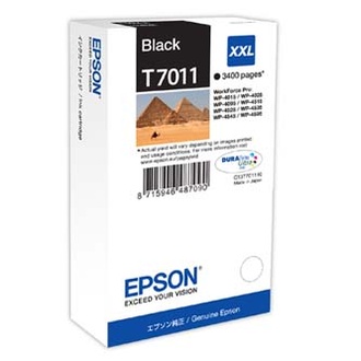 Papírenské zboží - Epson originální ink C13T70114010, XXL, black, 3400str., Epson WorkForce Pro WP4000, 4500