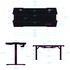 Papírenské zboží - ULTRADESK Herný stôl FORCE SNOW - biely, 166x70 cm, 76.5 cm, s XXL podložkou pod myš, držiak slúchadiel aj nápojov, RGB podsvieten