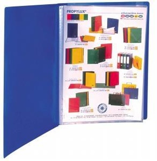 Papírenské zboží - Katalogová kniha "Standard", modrá, 40 kapes, A4, VIQUEL