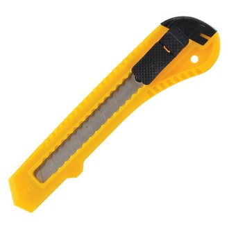 Papírenské zboží - Nůž odlamovací SX9 žlutý