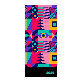 Papírenské zboží - Diář PVC měsíční 2025 Fashion