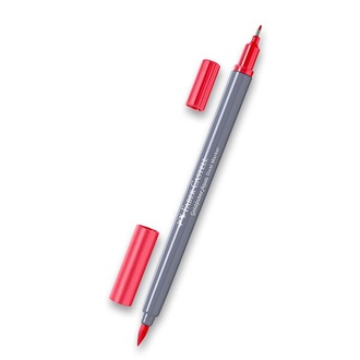 Papírenské zboží - Popisovač Faber-Castell Goldfaber Aqua Dual Marker  brilantní červená, 122