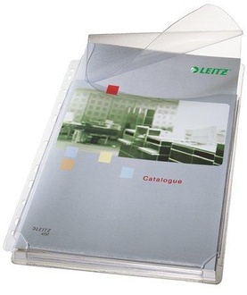 Papírenské zboží - Kapsy s rozšiřitelnou kapacitou a chlopní Leitz A4, Čirá [5 ks]