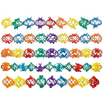 Papírenské zboží - Girlanda papírová 4 m