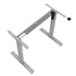 Papírenské zboží - Rám stola, elektricky nastaviteľná výška, rozsah 500 mm, šedý, 70 kg nosnosť, ergo