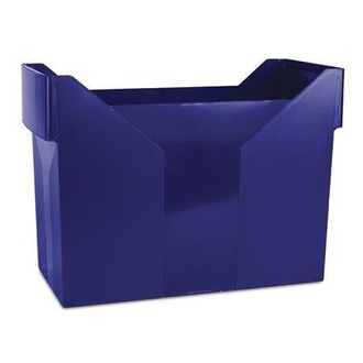 Papírenské zboží - Zásobník na závěsné desky, tmavě modrý, plast, DONAU