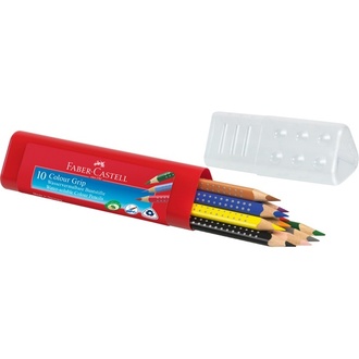 Papírenské zboží - Pastelka Grip 2001 pap.krabička 8ks+2ks tužka Grip 2001  Faber Castell 
