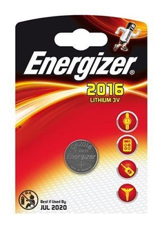 Papírenské zboží - Baterie knoflíková, CR2016, 1 ks v balení, ENERGIZER