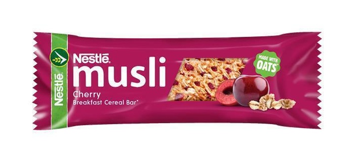 Papírenské zboží - Müsli tyčinka, višeň, 35 g, NESTLÉ