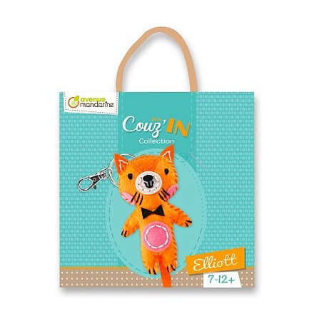 Papírenské zboží - Kreativní sada Avenue Mandarine Přívěšek k ušití - liška Elliott