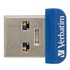 Papírenské zboží - Verbatim USB flash disk, USB 3.0 (3.2 Gen 1), 32GB, Nano, Store N Stay, modrý, 98710, USB A