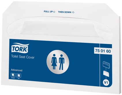Papírenské zboží - WC podložky papírové TORK Vipseat Cover - splachovatelné [250 ks]