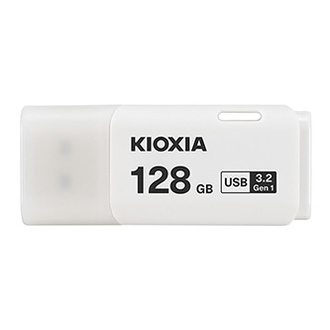 Papírenské zboží - Kioxia USB flash disk, USB 3.0, 128GB, Hayabusa U301, Hayabusa U301, bílý, LU301W128GG4