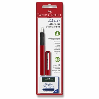 Papírenské zboží - Bombičkové pero Faber-Castell 149812 červené