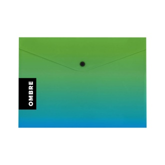 Papírenské zboží - Psaníčko s drukem A5 OMBRE zelená