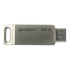Papírenské zboží - Goodram USB flash disk, USB 3.0 (3.2 Gen 1), 64GB, ODA3, strieborný, ODA3-0640S0R11, USB A / USB C, s otočnou krytkou