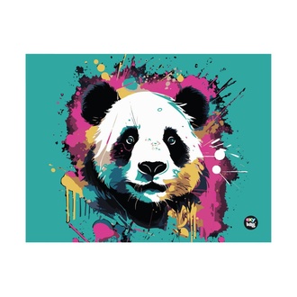 Papírenské zboží - Ubrus do výtvarné výchovy 65x50cm Panda