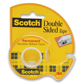 Papírenské zboží - Oboustranná lepicí páska 3M Scotch Double 12 mm x 6,3 m