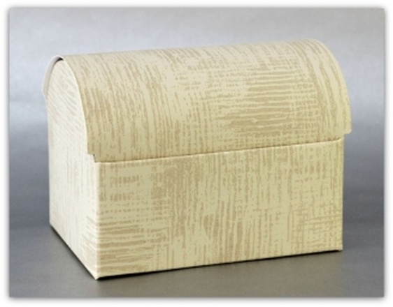 Papírenské zboží - Krabice Cofanetto 70 x 45 x 52 mm béžová