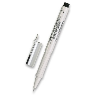 Papírenské zboží - Popisovač Faber-Castell Ecco Pigment - černý 0,4 mm