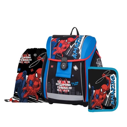 Papírenské zboží - Školní set 3ks PREMIUM LIGHT Spiderman