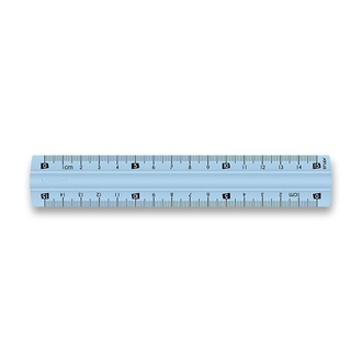 Papírenské zboží - Pravítko Maped Study Unbreakable - 15 cm, mix barev
