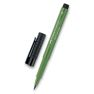 Papírenské zboží - Popisovač Faber-Castell Pitt Artist Pen Brush - zelené odstíny 167