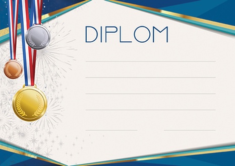 Papírenské zboží - Diplom A4 Medaile