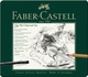 Papírenské zboží - Uhoľ Faber-Castell Pitt Monochrome Charcoal plechová krabička, 24ks