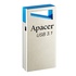 Papírenské zboží - Apacer USB flash disk, USB 3.0 (3.2 Gen 1), 128GB, AH155, strieborný, AP128GAH155U-1, USB A