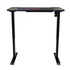 Papírenské zboží - Marvo Herný stôl DE-03 PRO, 120 x 66 cm, 71-121 cm, elektricky nastaviteľná výška, podsvietený, podsvietná herná podložka