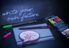 Papírenské zboží - Popisovač Grip Finepen Neon, 0.4 mm, plastové púzdro 5 k Faber-Castell 151603