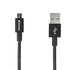 Papírenské zboží - USB kábel (2.0), USB A M - microUSB M, 1m, reversible, čierny, Verbatim, box, 48863