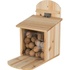 Papírenské zboží - Kŕmna stanica pre veveričky 20 x 30 x 30 cm, prírodné borovicové drevo