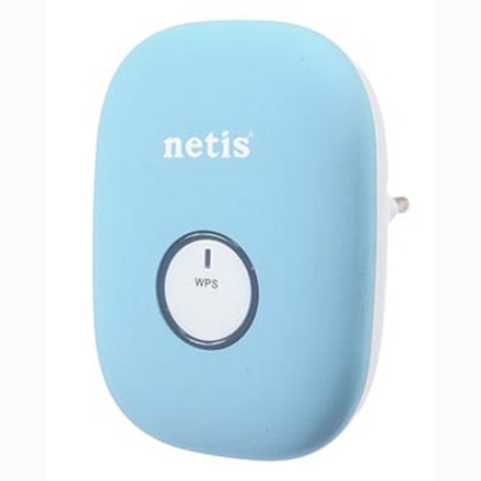 Papírenské zboží - NETIS router s extenderem E1+ Blue 2.4GHz, 300Mbps, integrovaná anténa, 802.11n, WPS
