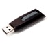 Papírenské zboží - Verbatim USB flash disk, USB 3.0 (3.2 Gen 1), 32GB, V3, Store N Go, čierny, 49173, USB A, s výsuvným konektorom