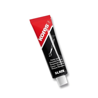 Papírenské zboží - Tempery v tubě Kores Temperas 12 ml,černá