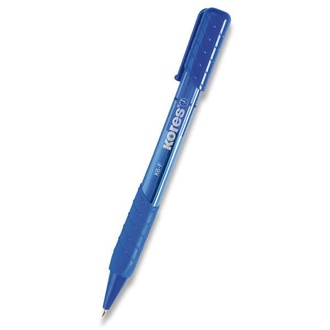Papírenské zboží - Kuličková tužka Kores K6 386 modrá