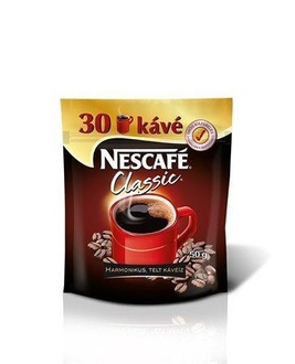 Papírenské zboží - Káva, instantní, 50 g, NESCAFÉ, "Classic"