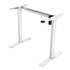 Papírenské zboží - Pracovný stôl, elektricky nastaviteľná výška, javor, 75x120cm, rozsah 500 mm, biely, 70 kg nosnosť, ergo