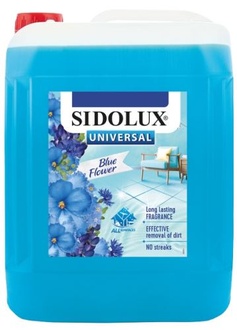 Papírenské zboží - Sidolux Universal Soda Modré květy mycí prostředek na podlahy 5l