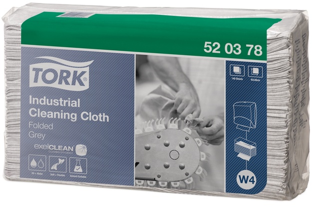 Papírenské zboží - Netkaná textílie Tork Premium 520 Top Pak šedá [140 ks]