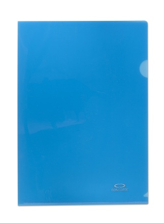 Papírenské zboží - Zakládací obal A4, 180mi, tvar L, modrá [10 ks]