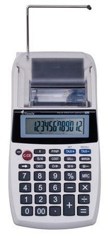Papírenské zboží - Kalkulačka s tiskem, 12místný diplej, 1 barva tisku, VICTORIA "GVN-50TS"