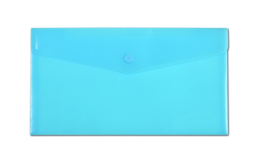 Papírenské zboží - Spisové desky s drukem DL, pastelová modrá