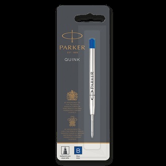 Papírenské zboží - Náplň Parker QuinkFlow do kuličkového pera B, modrá, B